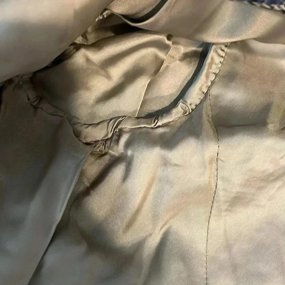 [45Tall]Paul Stuart Tweed Plaid Wool  Blazer Sport Coat - Picture 9 of 13